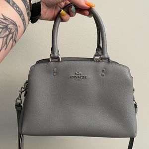 Small Grey Coach Purse